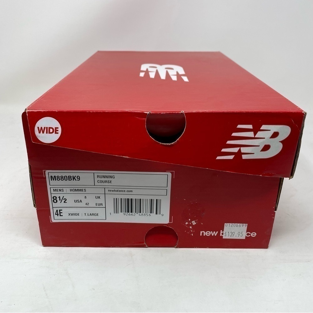 New Balance M880BK9 black running shoes XWIDE - Picture 7 of 7